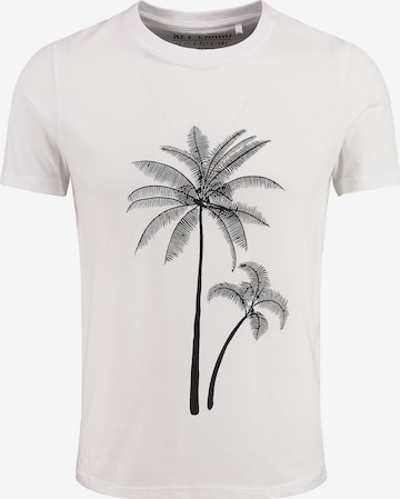 Key Largo - Camisa 'MT OCEAN DRIVE' em branco: frente