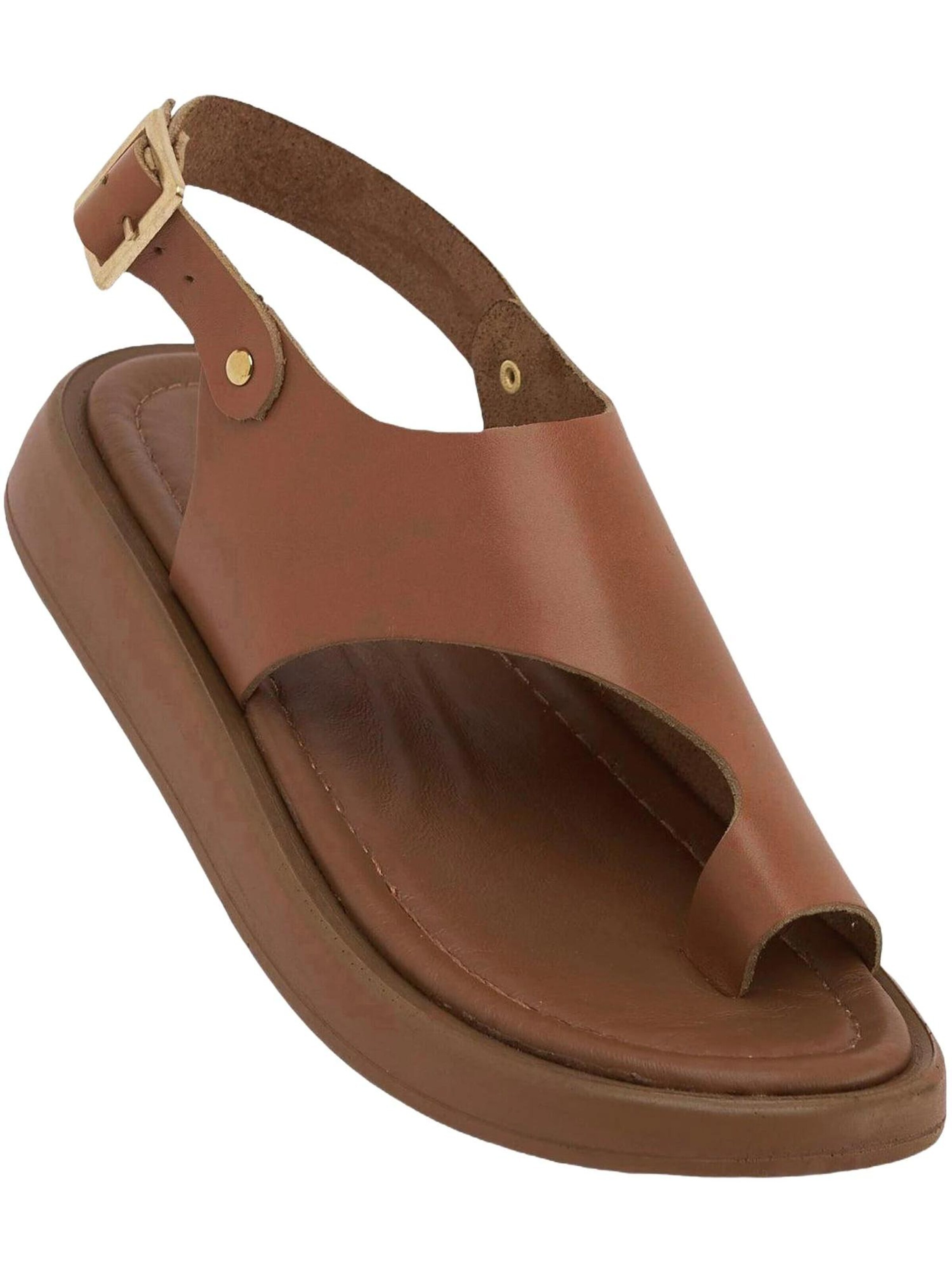 Limoya Sandals 'Damensandalen' in Brown: front