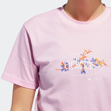 ADIDAS SPORTSWEAR Funktionsshirt 'Elem Flrl' in Pink