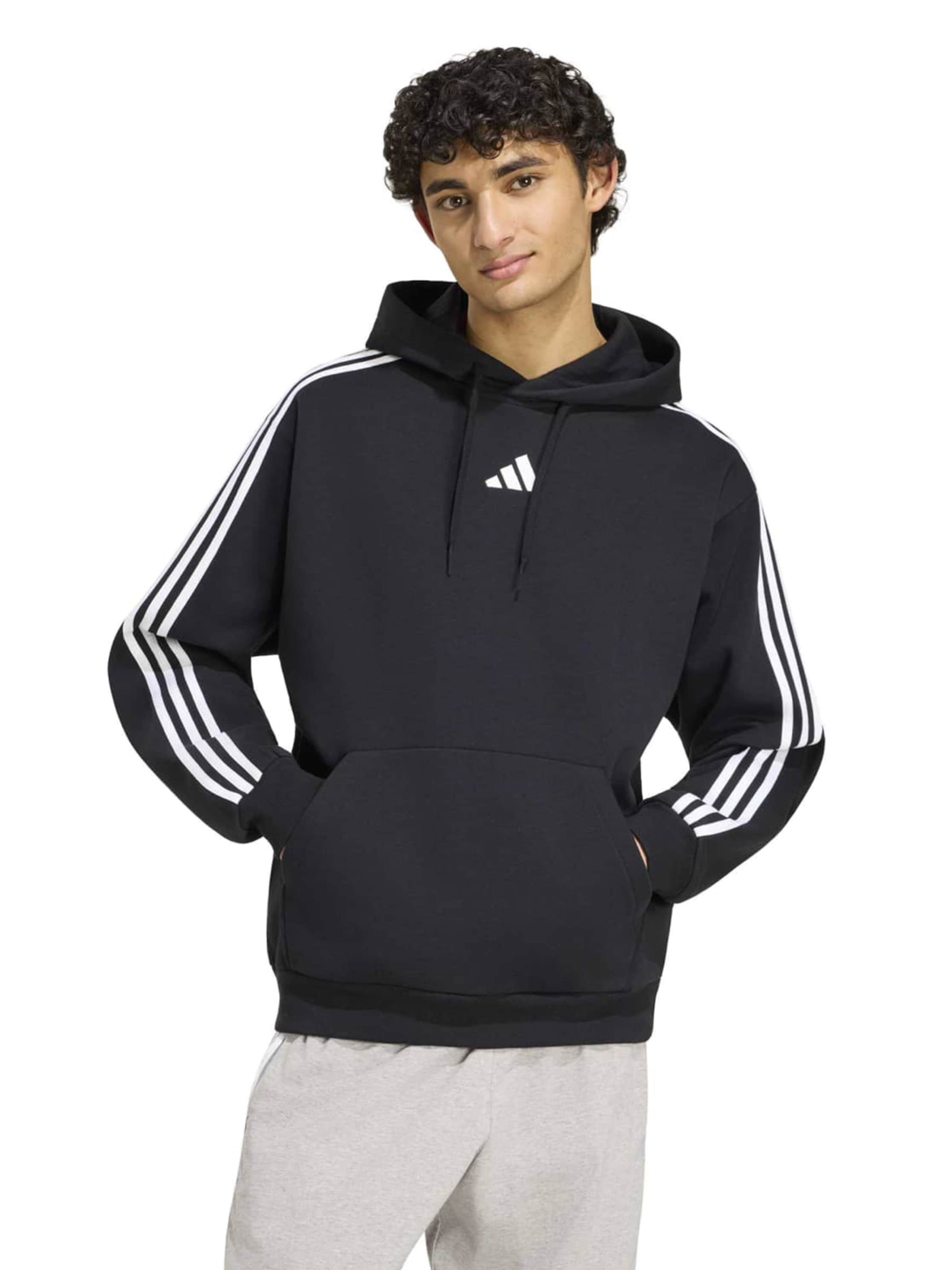 Felpa sportiva di ADIDAS SPORTSWEAR in nero: frontale