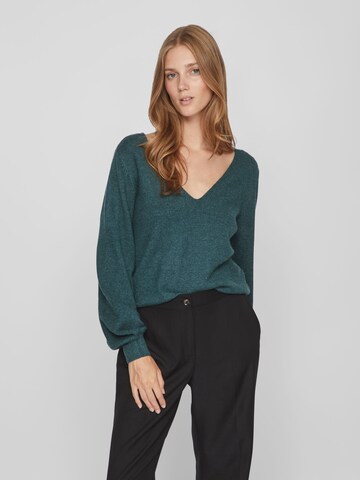 VILA Sweater 'RIL' in Green: front