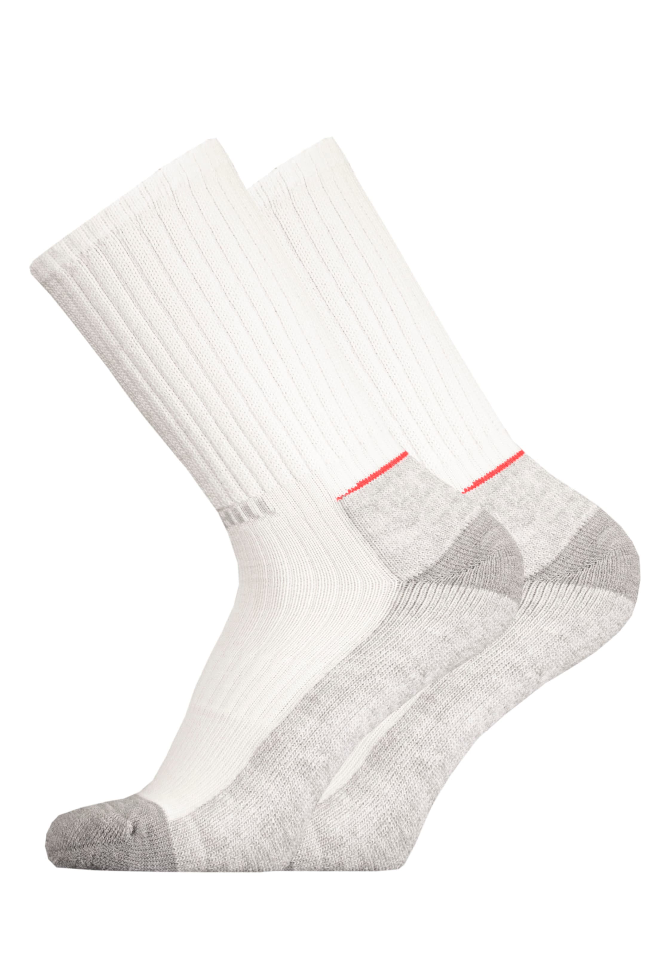 UphillSport Athletic Socks 'VIRVA' in White: front