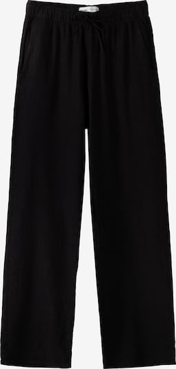 Bershka Pantalon en noir, Vue avec produit