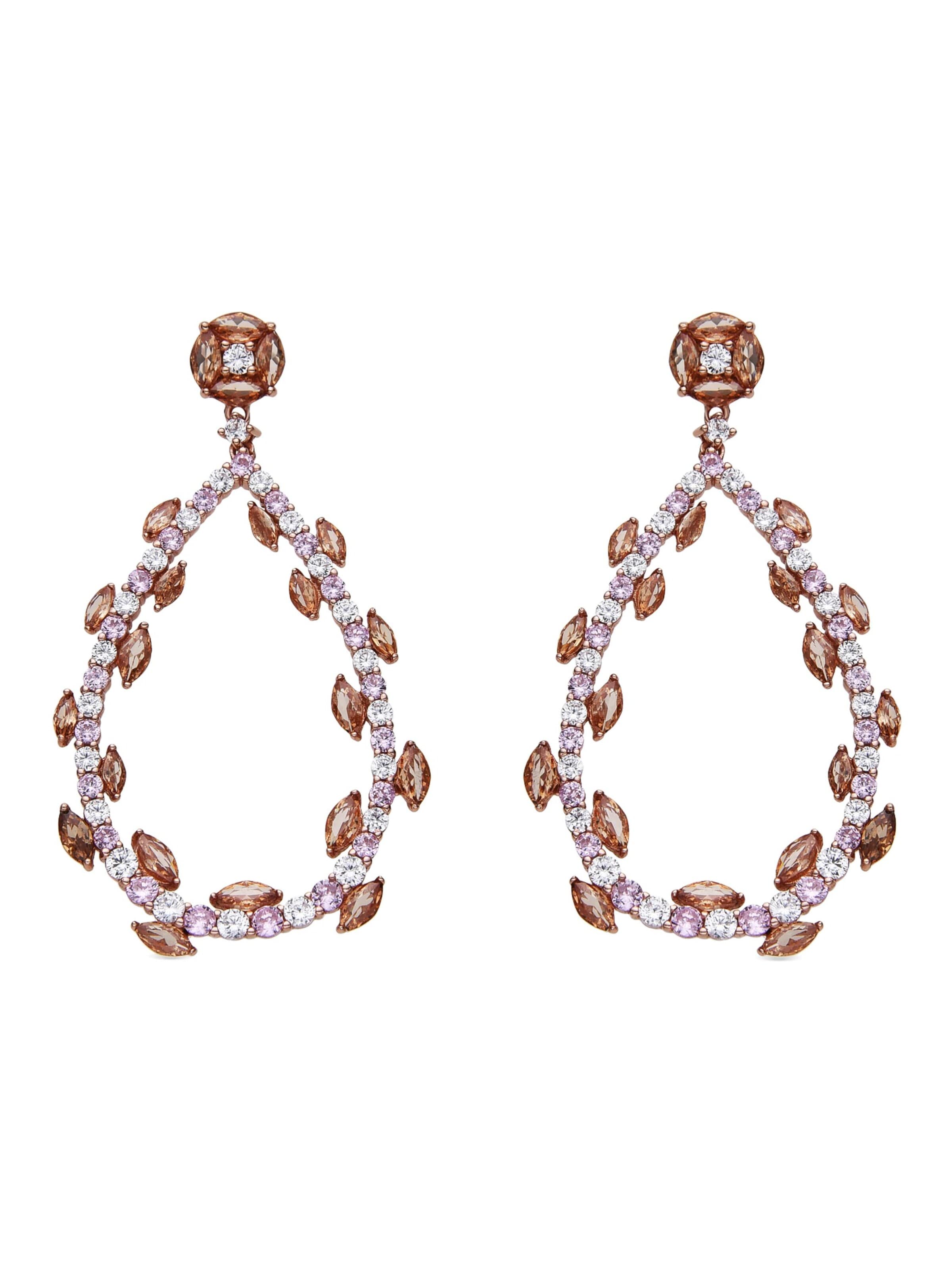 Luxenter - Brincos 'Wade' em prata: frente