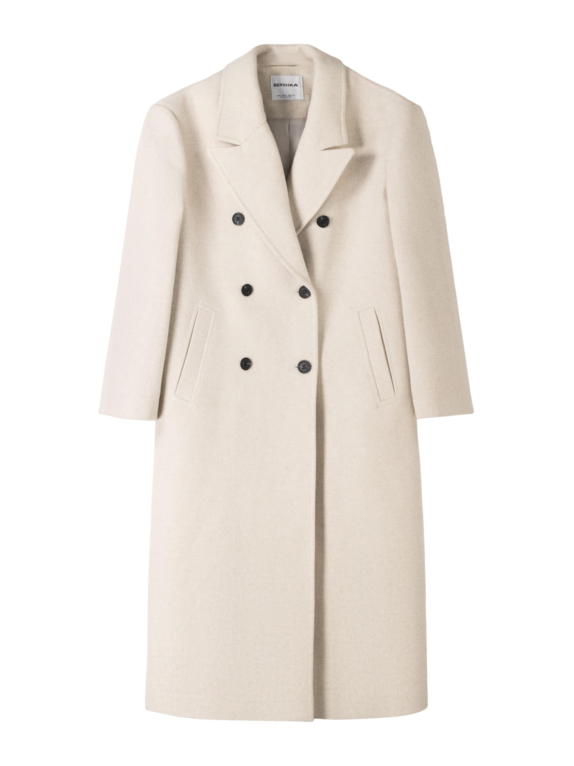 Bershka Overgangsfrakke i hvid: forside