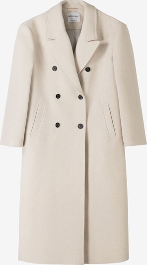 Bershka Prechodný kabát - šedobiela, Produkt