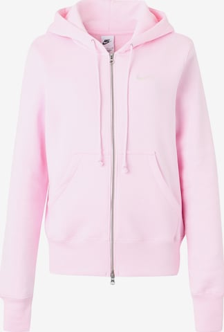 Nike Sportswear Tréning dzseki 'PHNX FLC' - rózsaszín: elől