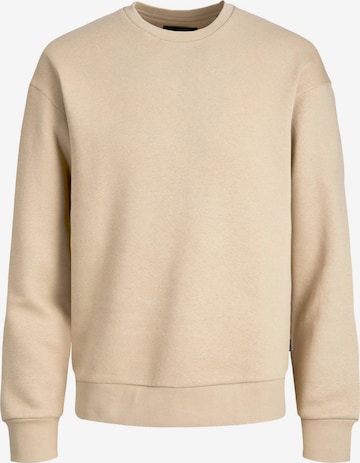 JACK & JONES Sweatshirt 'Star' in Beige: front