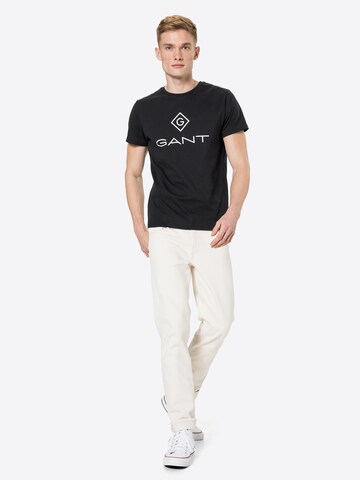 Coupe regular T-Shirt GANT en noir
