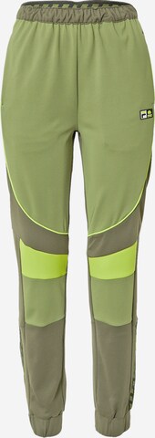 FILA Zwężany krój Spodnie w kolorze zielony: przód