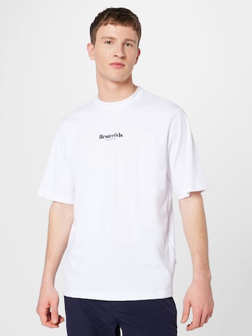 Resteröds T-Shirt (GOTS) in Weiß: predná strana