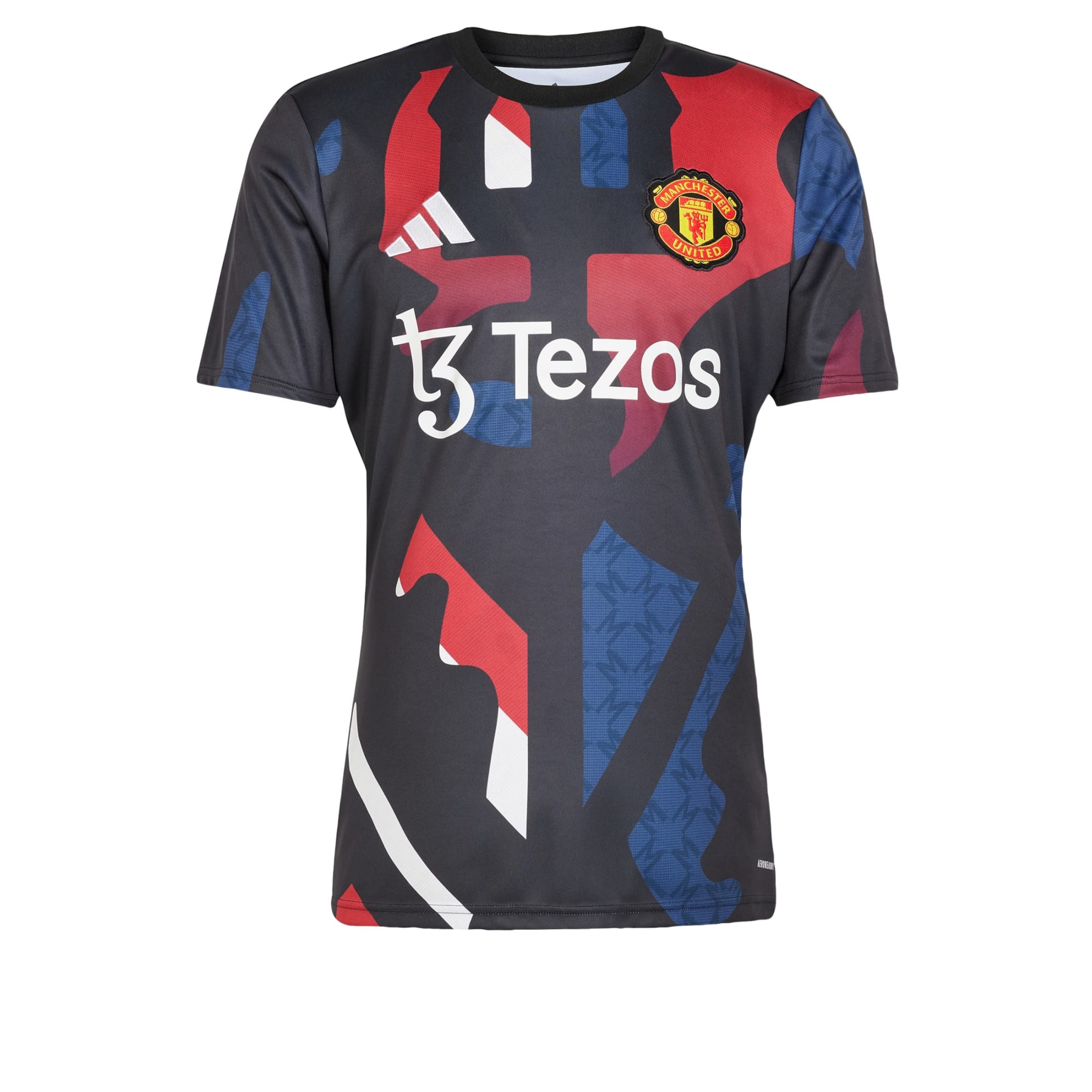 Maglia trikot 'Manchester United 24/25 Pre-Match' di ADIDAS PERFORMANCE in nero: frontale