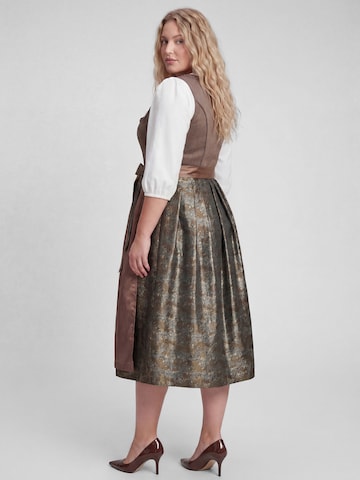 SPIETH & WENSKY Dirndl 'Klavier' in Braun