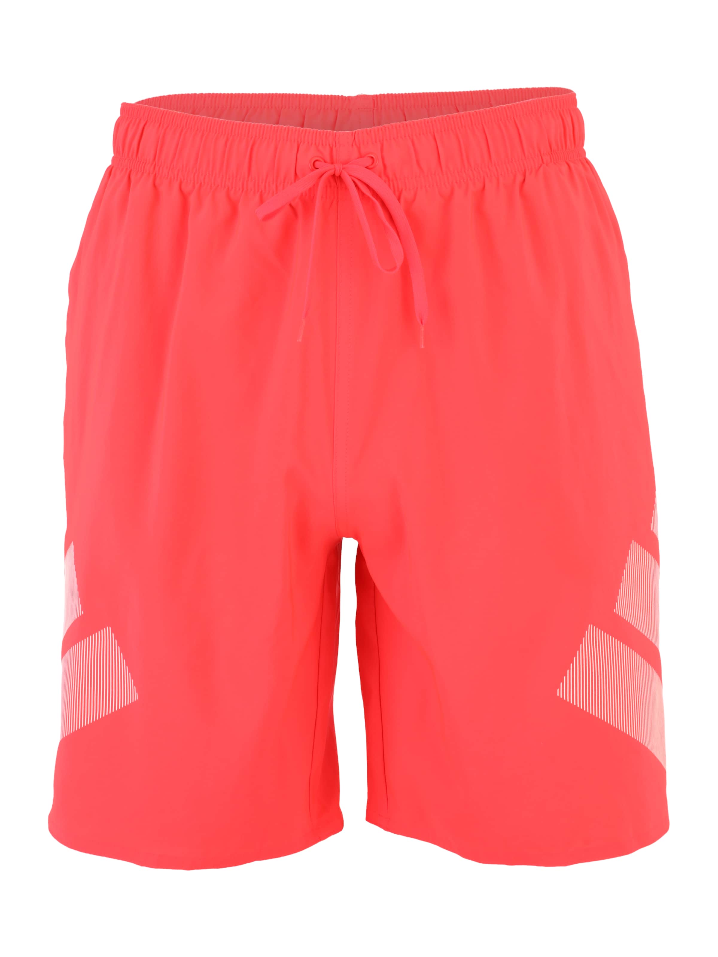ADIDAS SPORTSWEAR Boardshorts en rouge clair / blanc, Vue avec produit