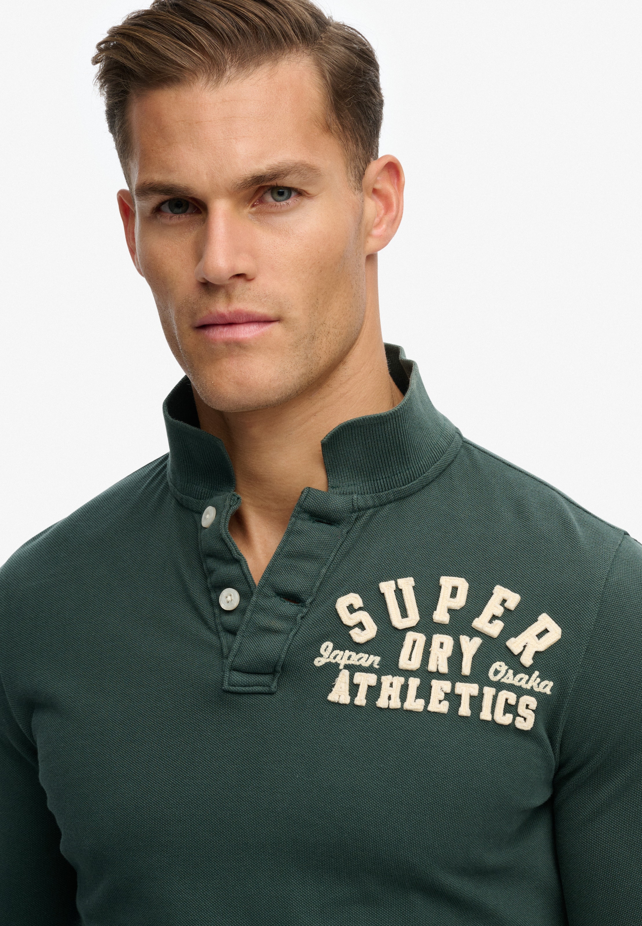 Superdry & Co Shirt 'Vintage Athletic' in Groen