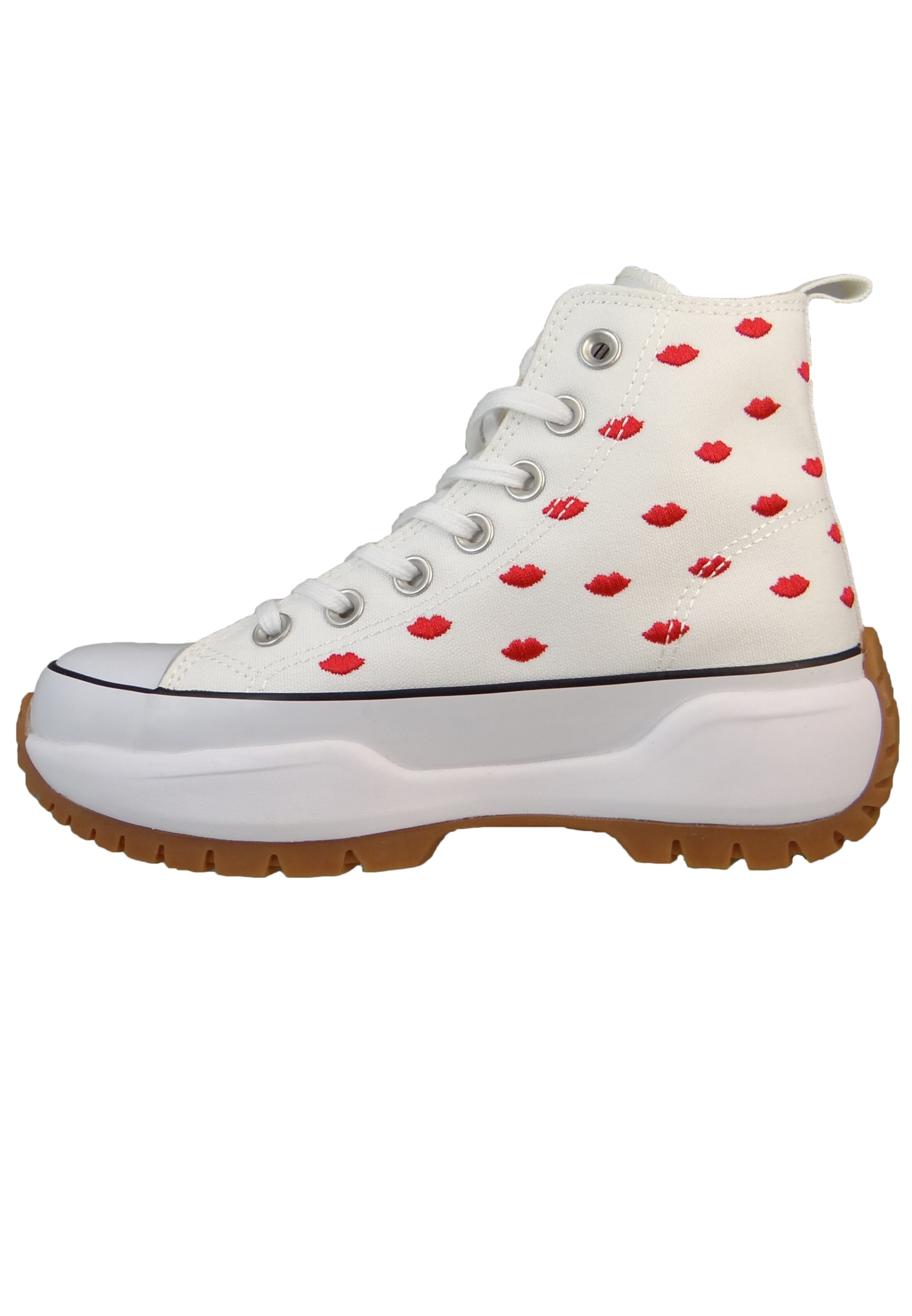 BRITISH KNIGHTS - Sapatilhas altas 'Kaya Fly' em branco