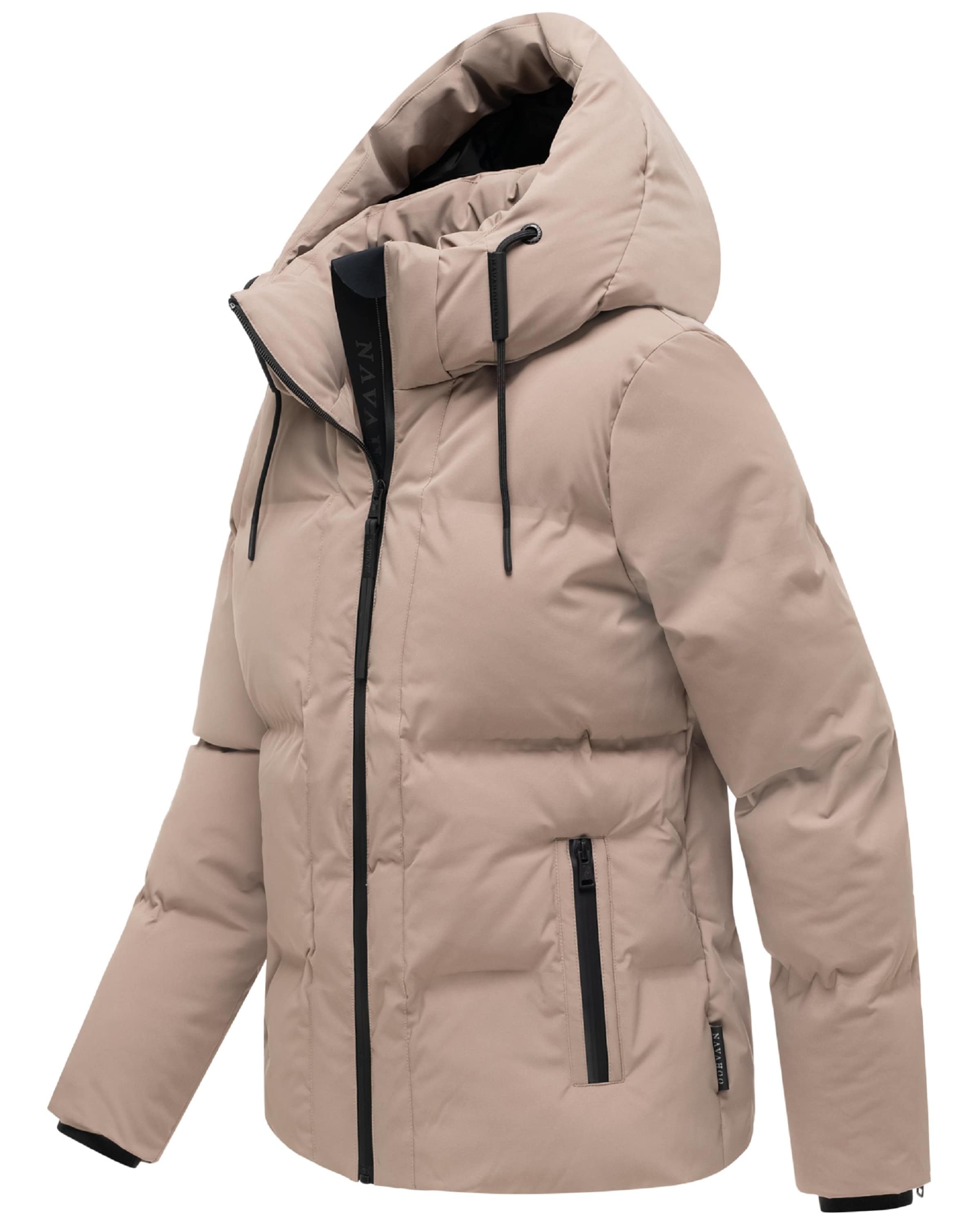 NAVAHOO Winterjas 'Wolkentanz XIV' in Beige