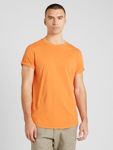 G-Star RAW - Camiseta 'Lash' en naranja: frente