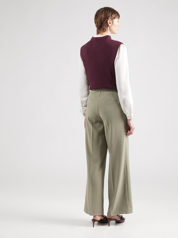 Wide leg Pantaloni con piega frontale 'SLFTINNI' di SELECTED FEMME in grigio