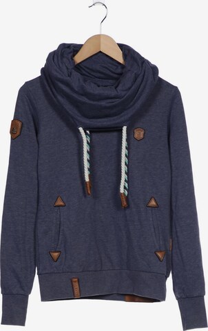 naketano Sweatshirt & Zip-Up Hoodie in S in Blue: front