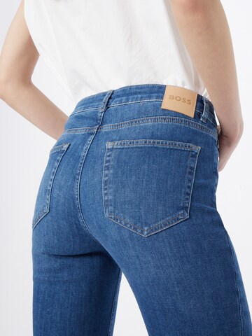 BOSS Slimfit Jeans 'Jackie' in Blauw