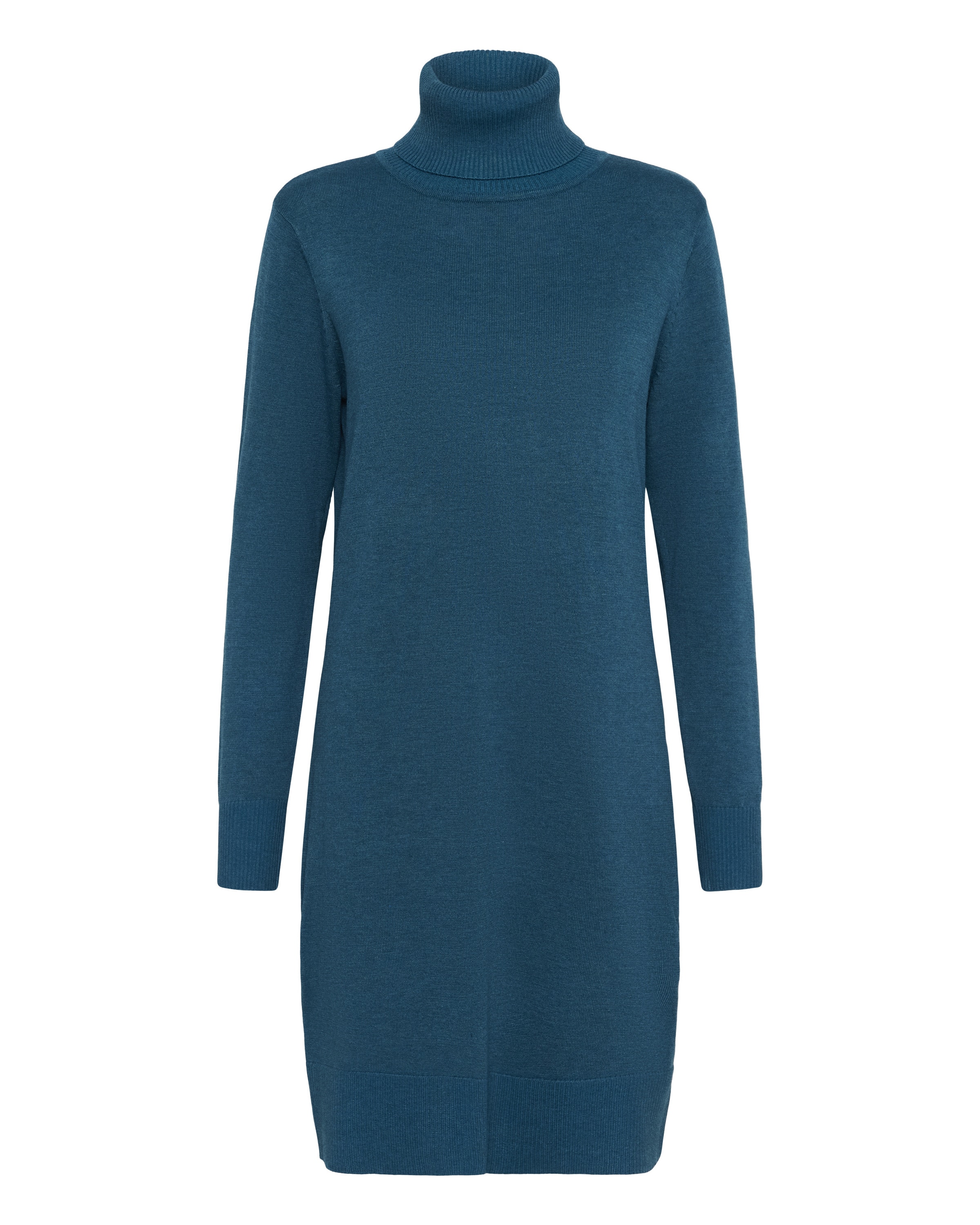 SAINT TROPEZ Strikkjole 'Mila' i petroleum, Produktvisning