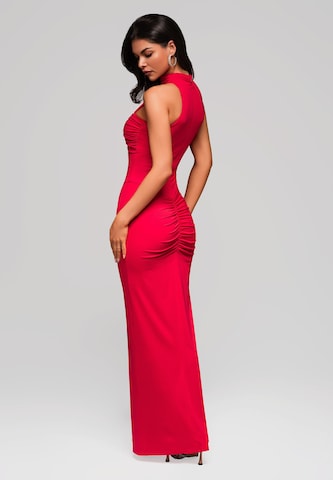 Ombre Evening dress in Red