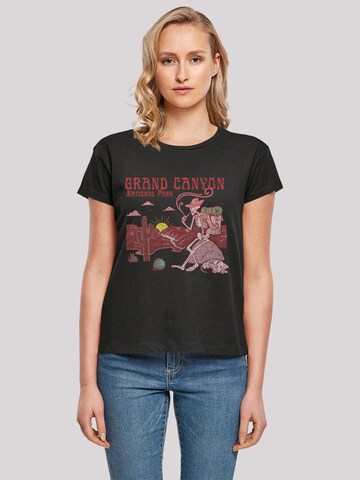 T-shirt 'US National Parks Grand Canyon Sunrise' F4NT4STIC en noir : devant