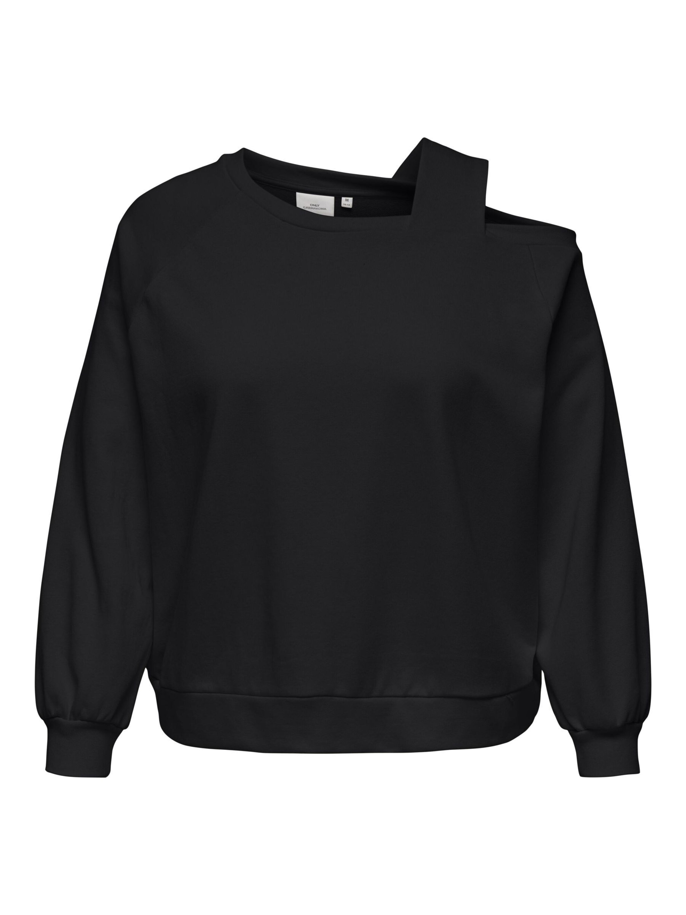 ONLY Carmakoma - Sudadera 'CARCOLDIE' en negro: frente