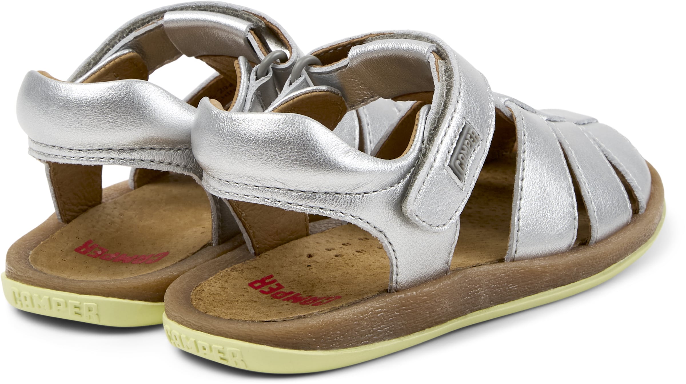 Chaussures ouvertes 'Bicho' CAMPER en argent