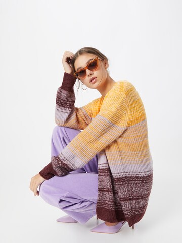 TAIFUN Knit Cardigan in Yellow