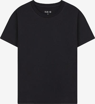 LTB Jeans - Camiseta 'Basic T-Shirt' en negro: frente