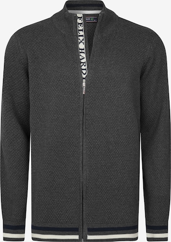 Vestes en maille Felix Hardy en gris : devant