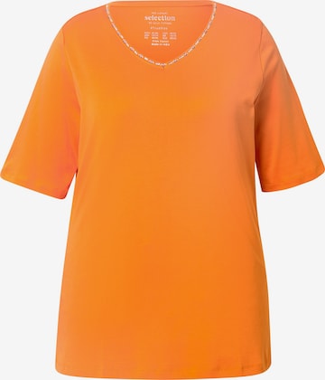 Ulla Popken Shirt in Oranje: voorkant