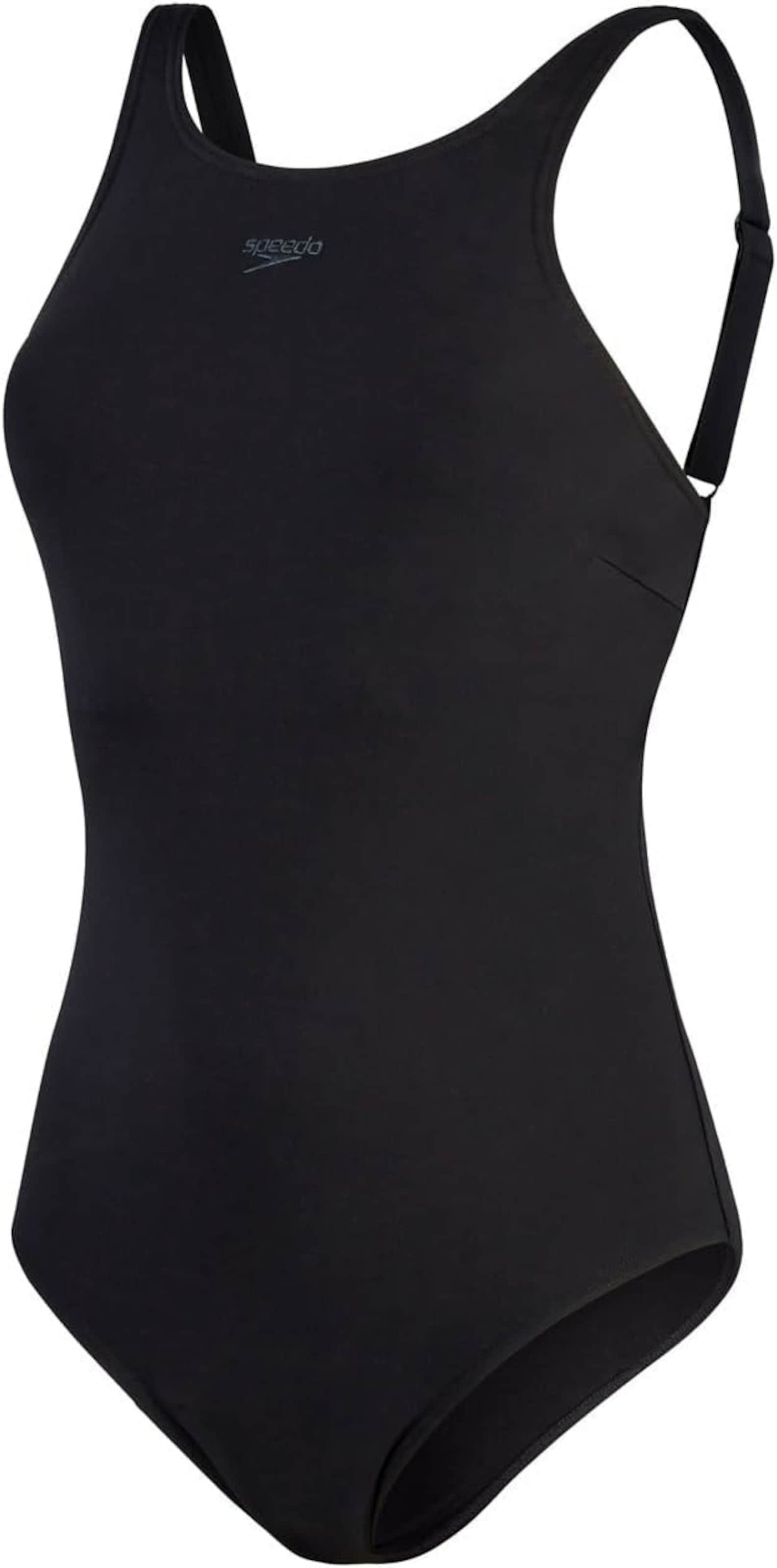 SPEEDO Swimsuit in Black: front