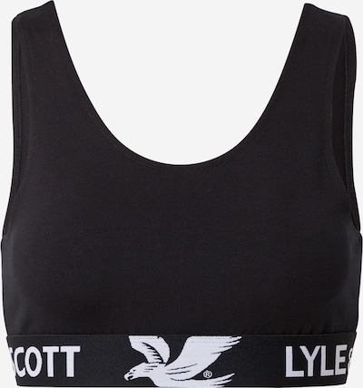 Lyle & Scott BH in de kleur Zwart / Wit, Productweergave