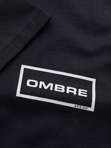 Ombre Shirt in Zwart