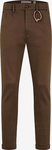 Pantalon chino 'Knutzon' INDICODE JEANS en vert : devant