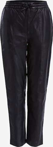 SET Trousers in Black: front