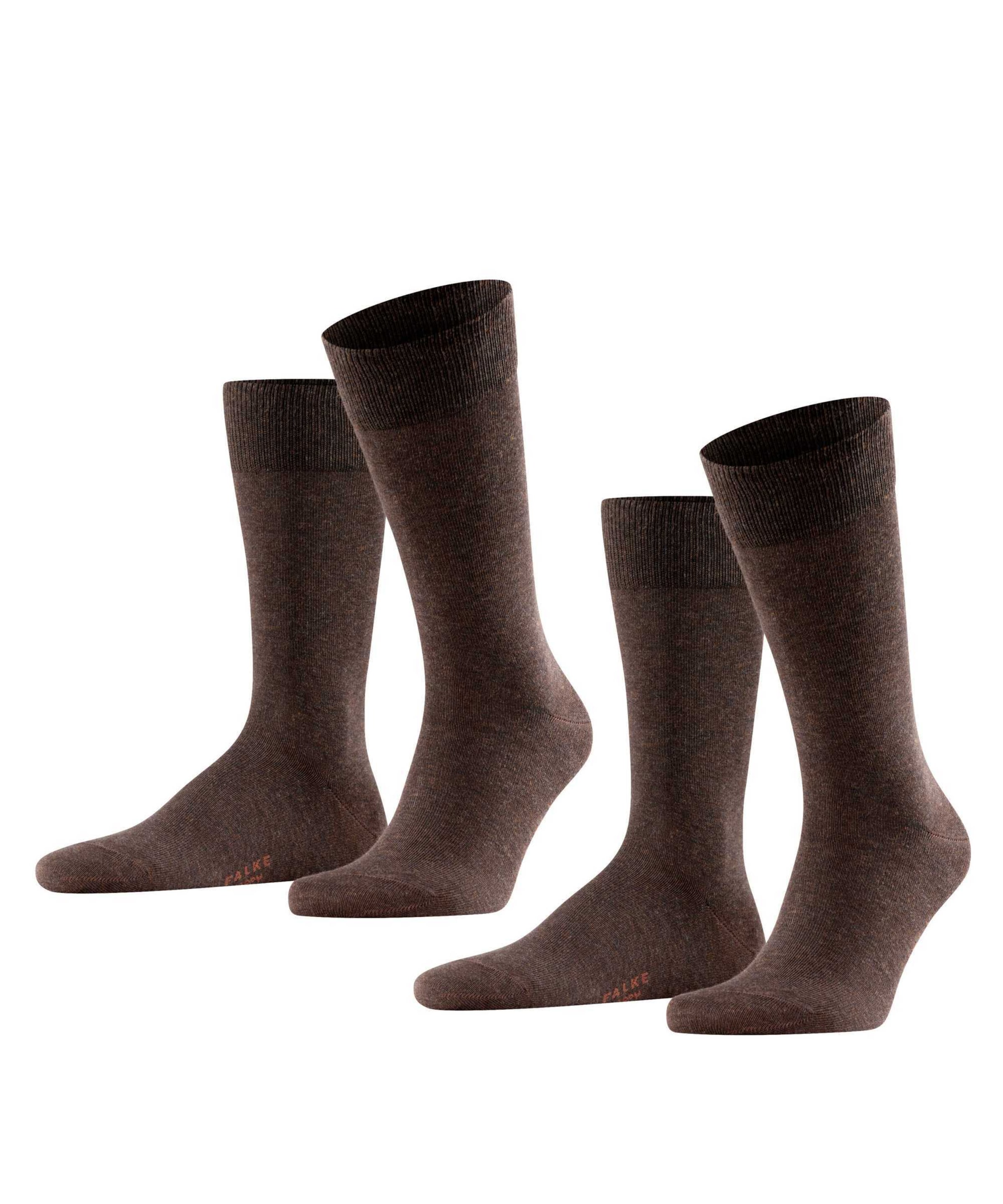 FALKE Socks 'Happy' in Brown: front