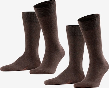 FALKE Socks in Brown: front