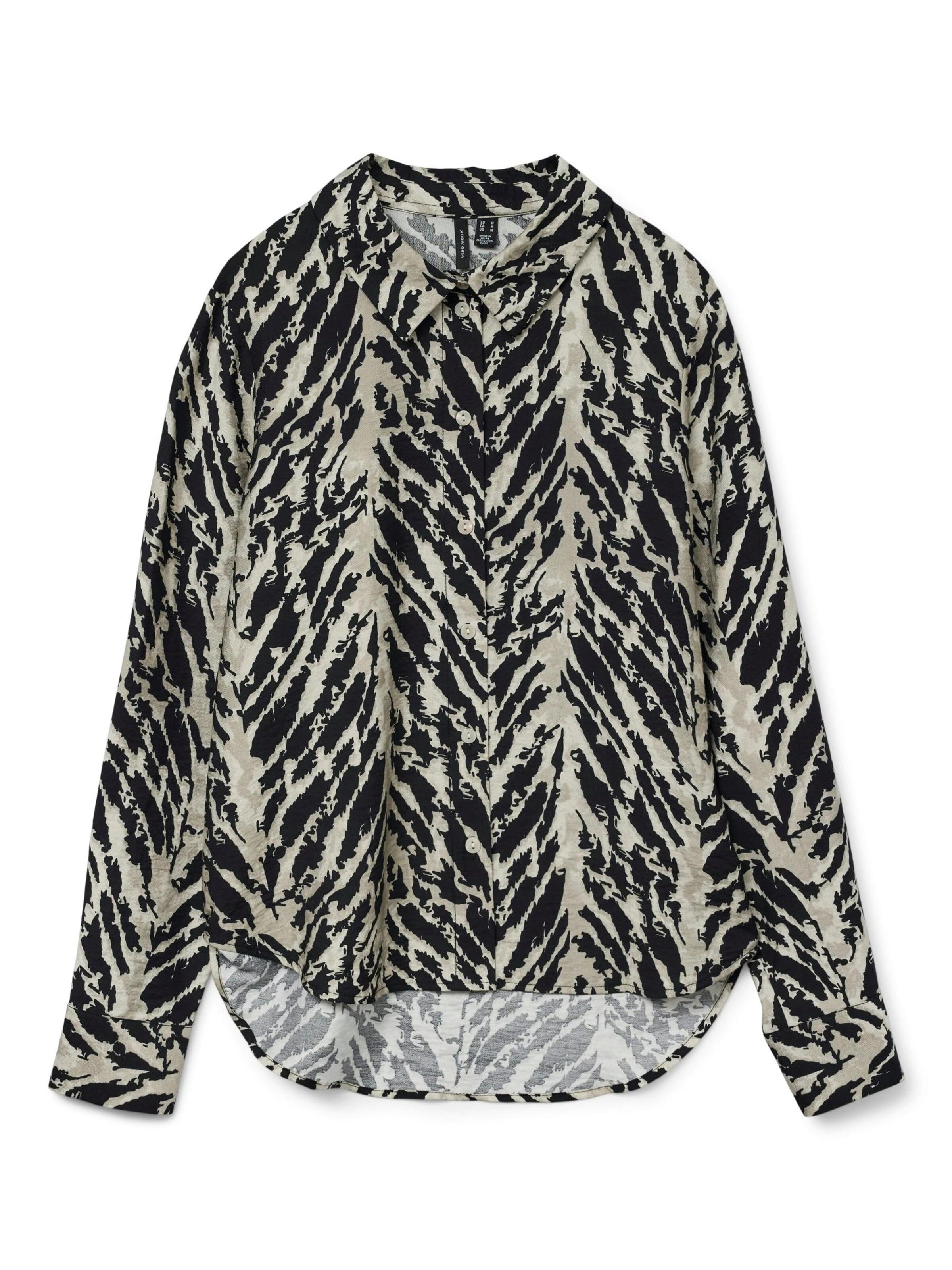 VERO MODA Blouse '10332595' in Zwart: voorkant