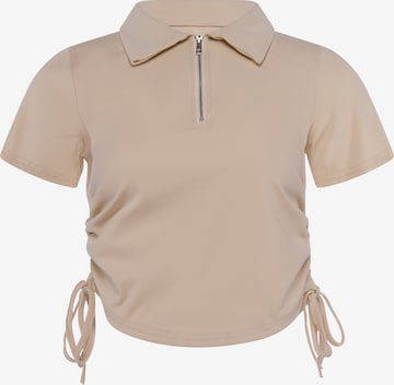 Chemisier faina Athlsr en beige : devant