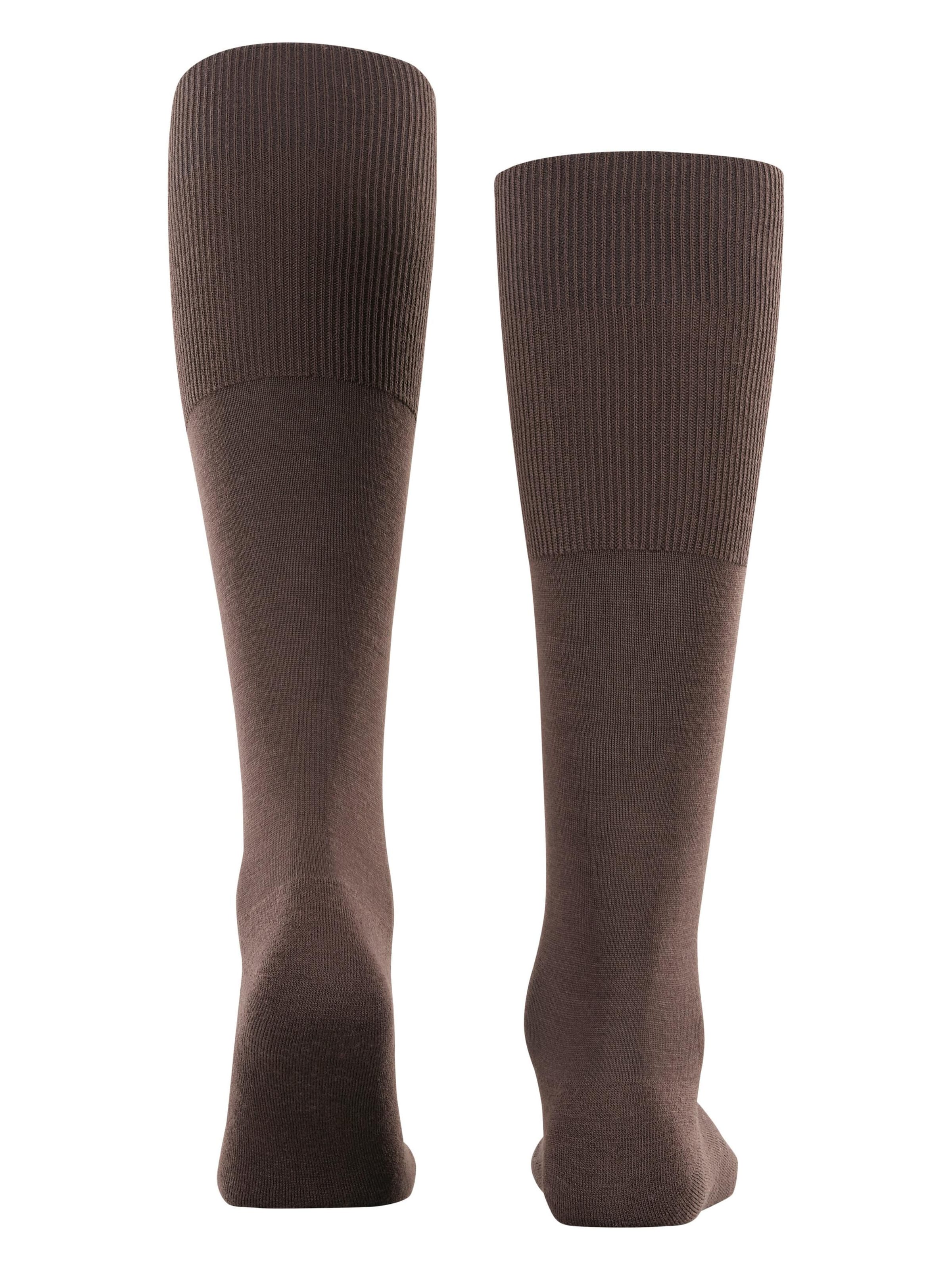 FALKE Knee High Socks 'Airport Plus' in Brown