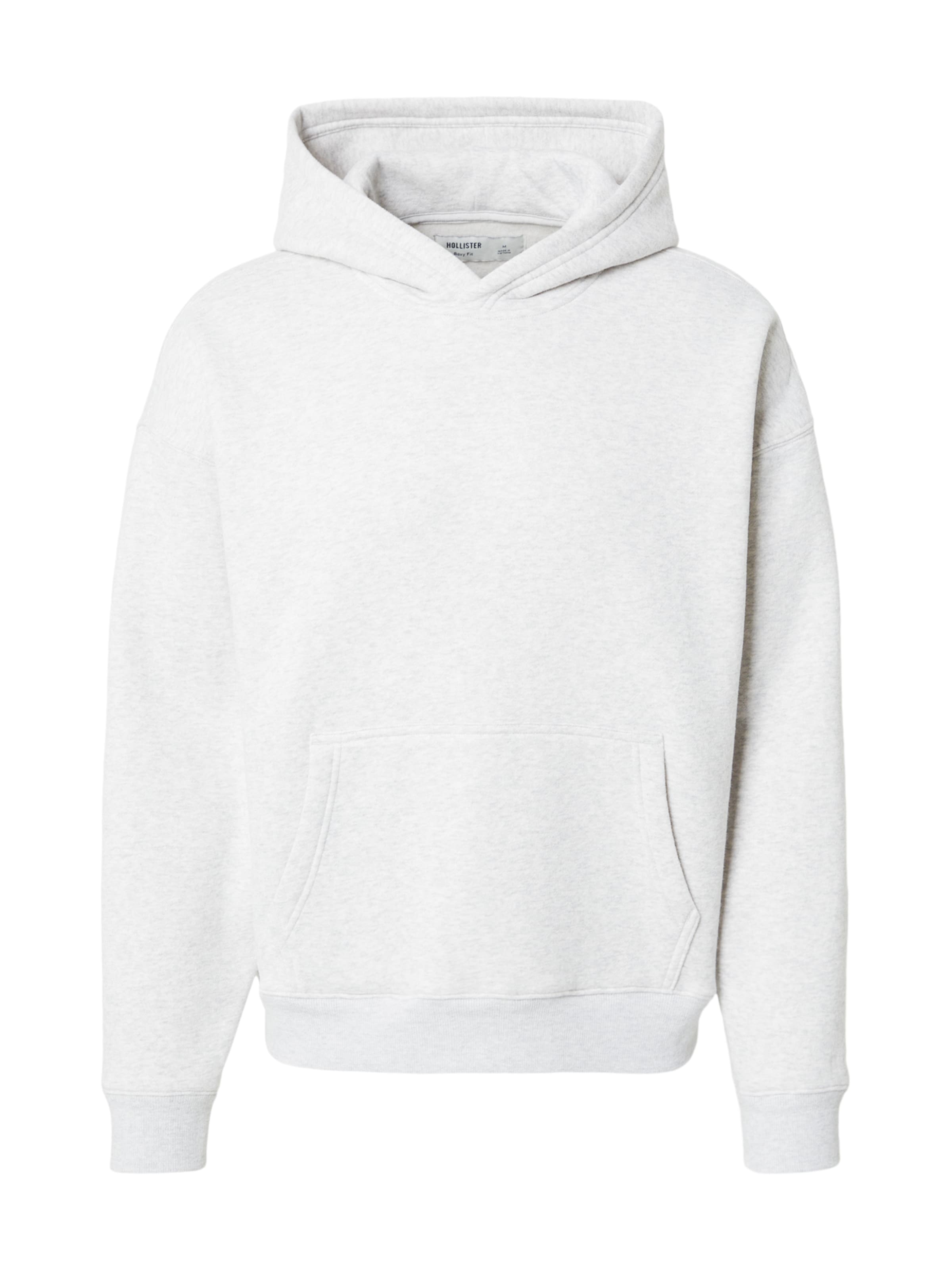 HOLLISTER Суичър в сиво: отпред