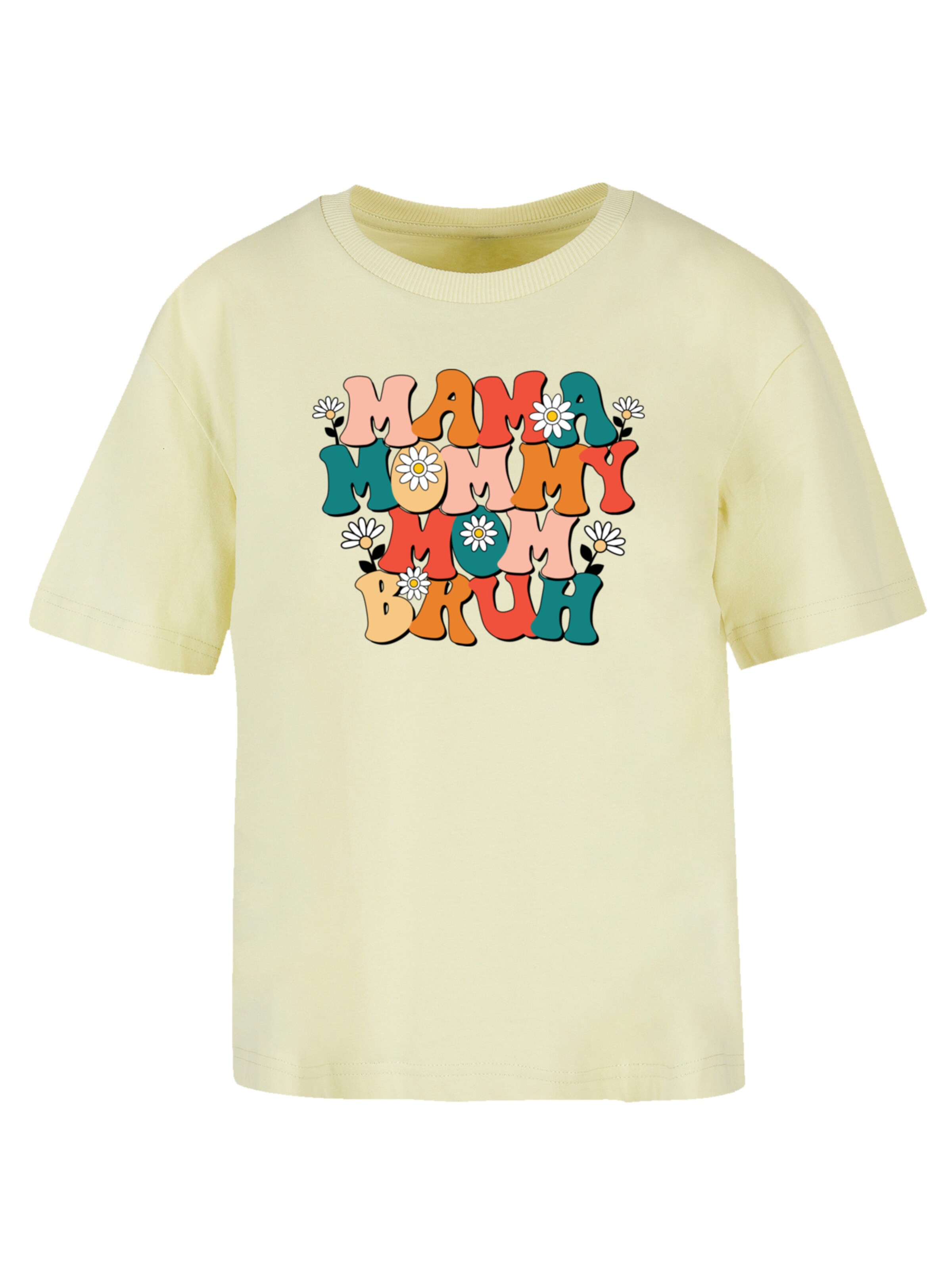 T-shirt F4NT4STIC en jaune : devant