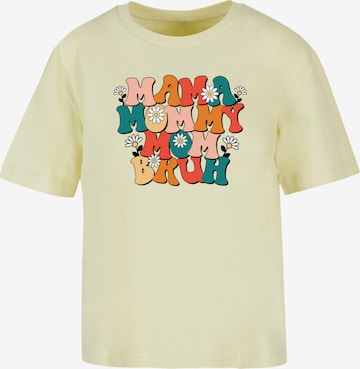 T-shirt F4NT4STIC en jaune : devant