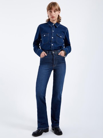 Dr. Denim Slim fit Jeans 'Moxy High Straight Jeans' in Blue