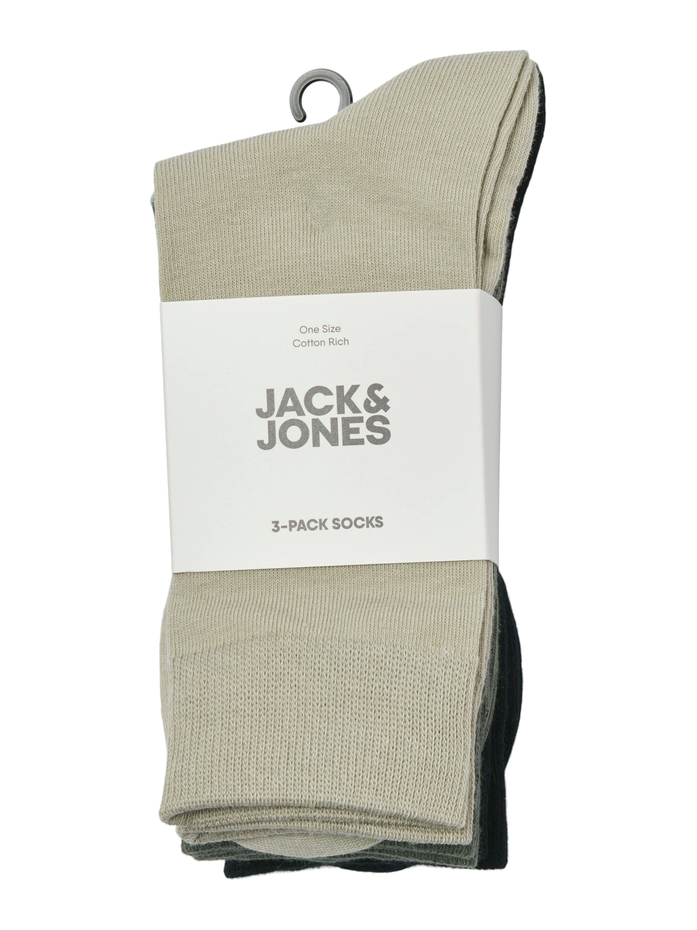 JACK & JONES Къси чорапи 'JACMAX' в сиво