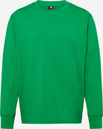 T-Shirt G-Star RAW en vert : devant